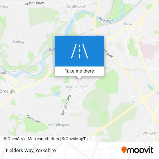 Fielders Way map