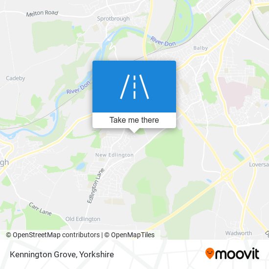 Kennington Grove map