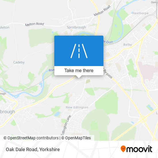 Oak Dale Road map