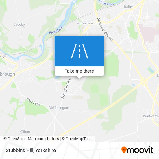 Stubbins Hill map