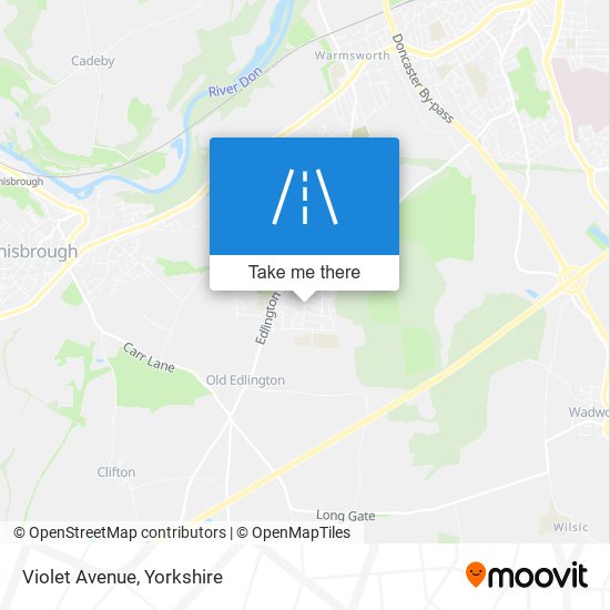 Violet Avenue map