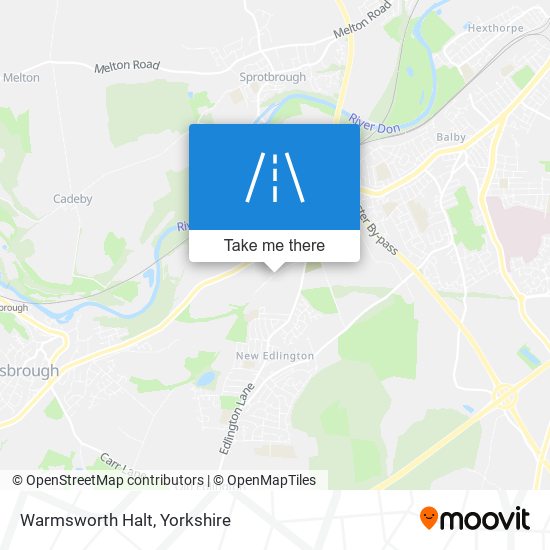 Warmsworth Halt map