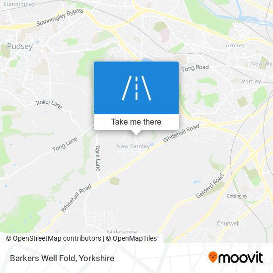 Barkers Well Fold map