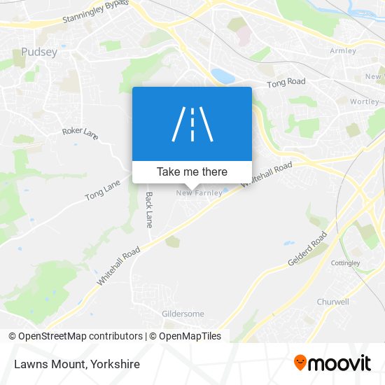 Lawns Mount map