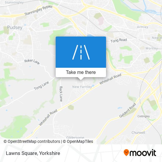 Lawns Square map