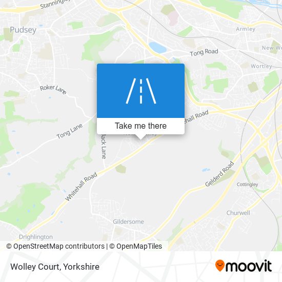 Wolley Court map