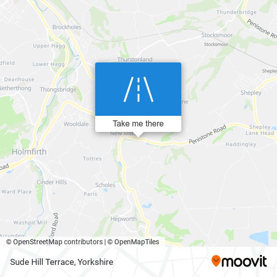 Sude Hill Terrace map