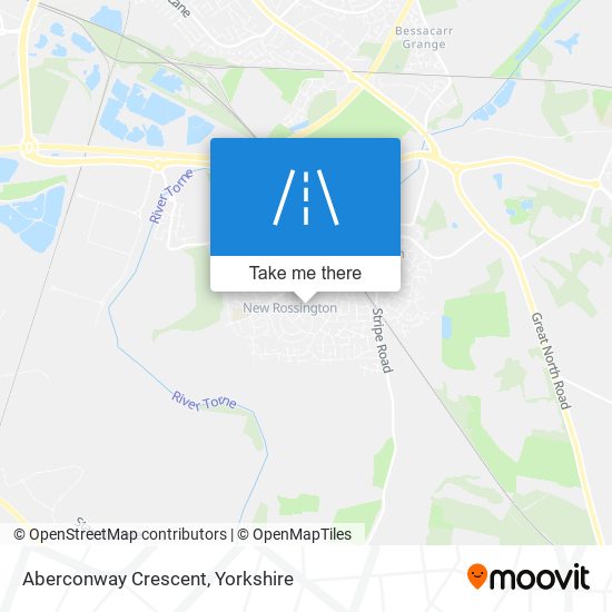 Aberconway Crescent map