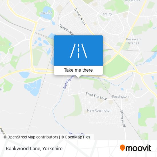Bankwood Lane map
