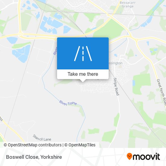 Boswell Close map