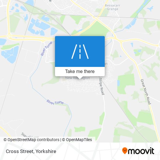 Cross Street map
