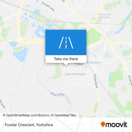 Fowler Crescent map