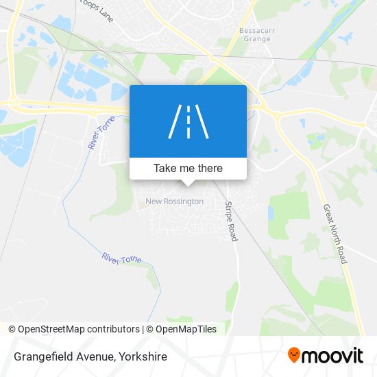 Grangefield Avenue map