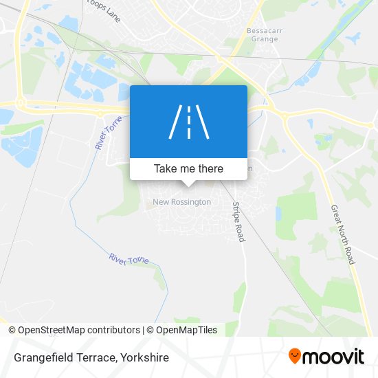 Grangefield Terrace map