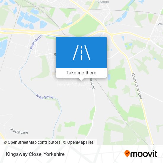 Kingsway Close map