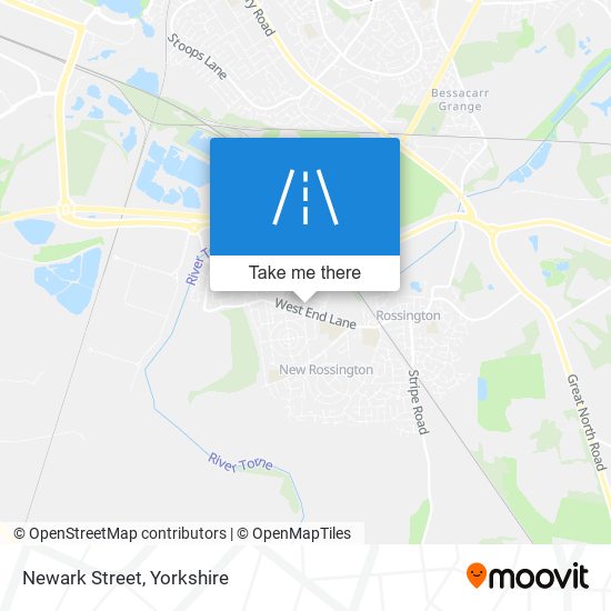 Newark Street map