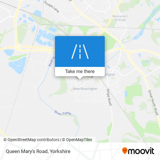 Queen Mary's Road map