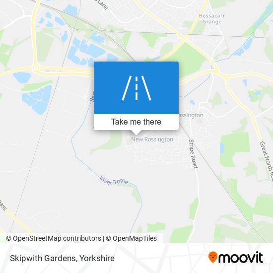 Skipwith Gardens map