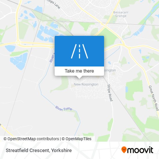 Streatfield Crescent map