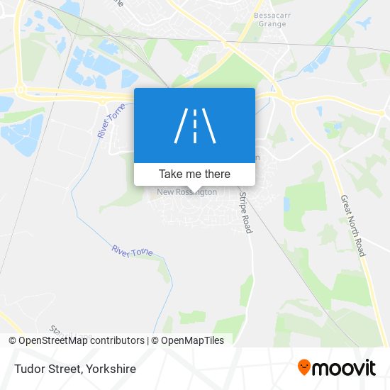 Tudor Street map
