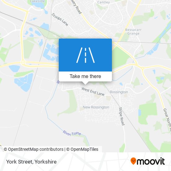 York Street map