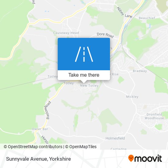 Sunnyvale Avenue map