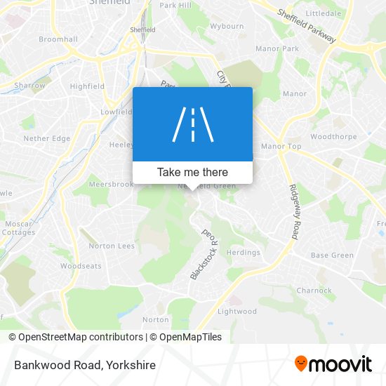 Bankwood Road map