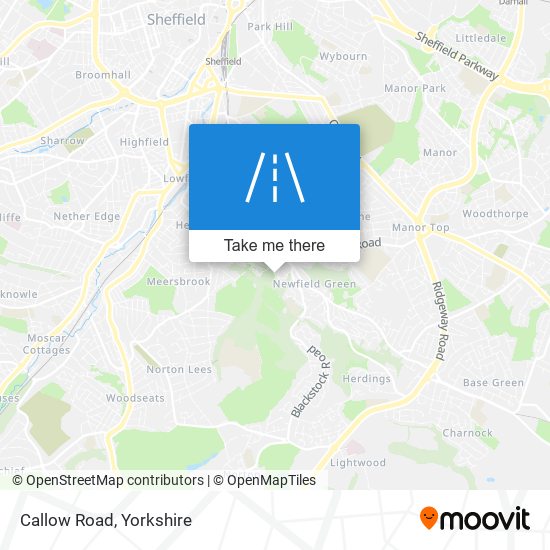 Callow Road map