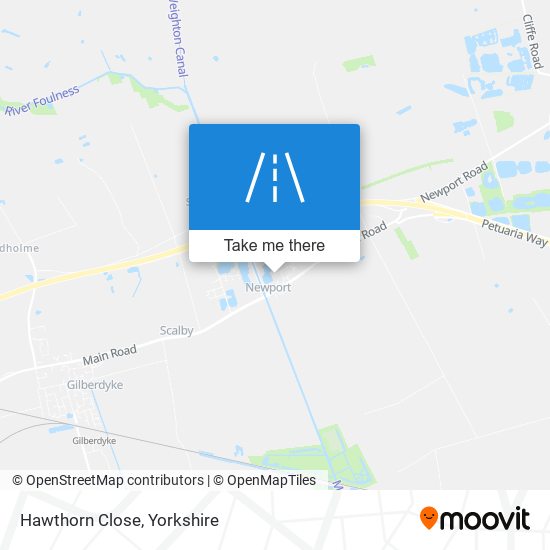 Hawthorn Close map