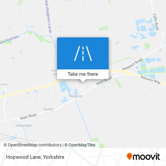Hopwood Lane map