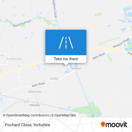 Pochard Close map