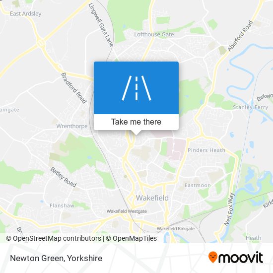 Newton Green map