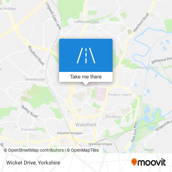 Wicket Drive map