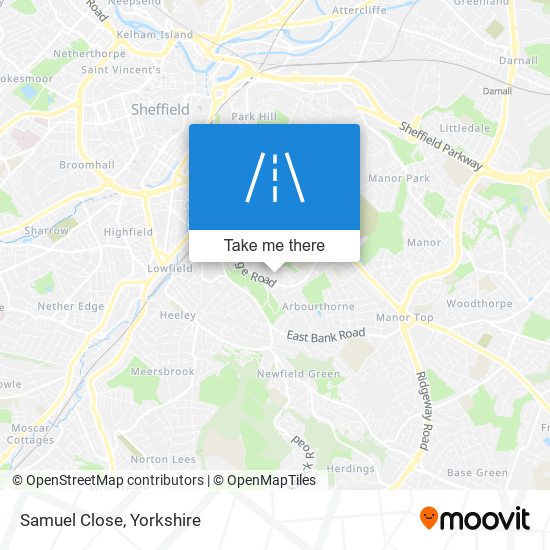 Samuel Close map