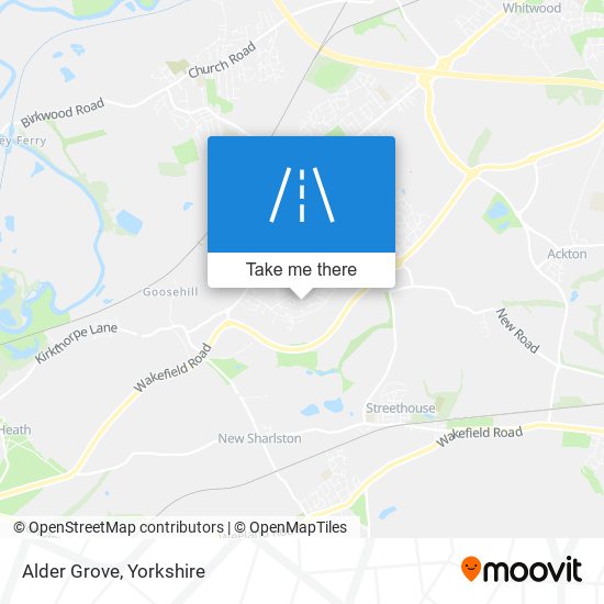 Alder Grove map