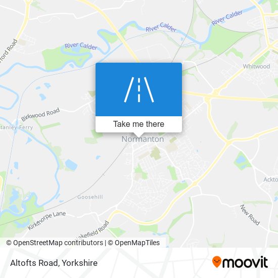 Altofts Road map
