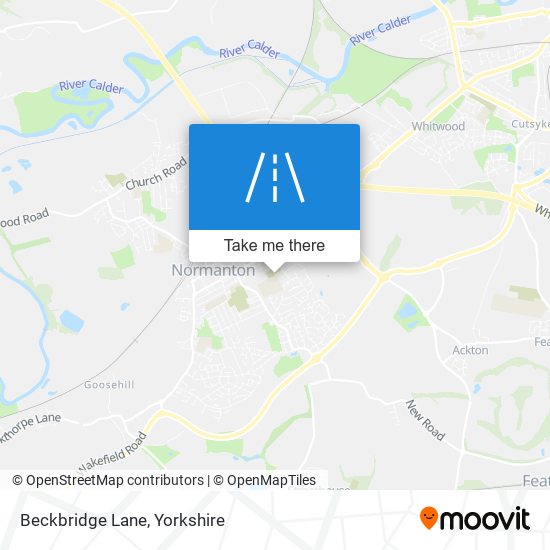 Beckbridge Lane map