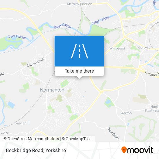 Beckbridge Road map