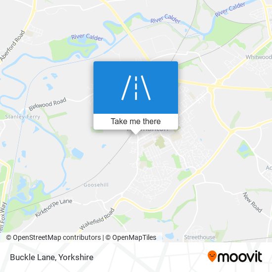 Buckle Lane map