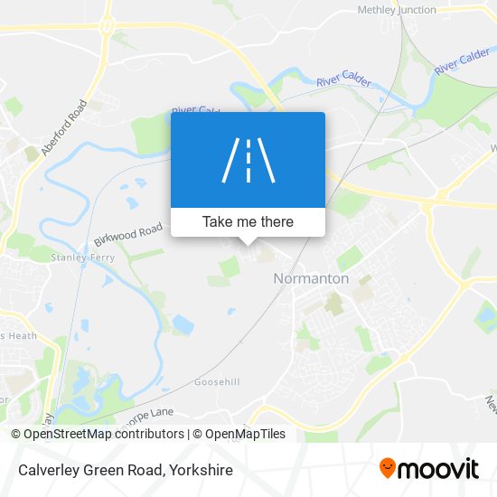 Calverley Green Road map