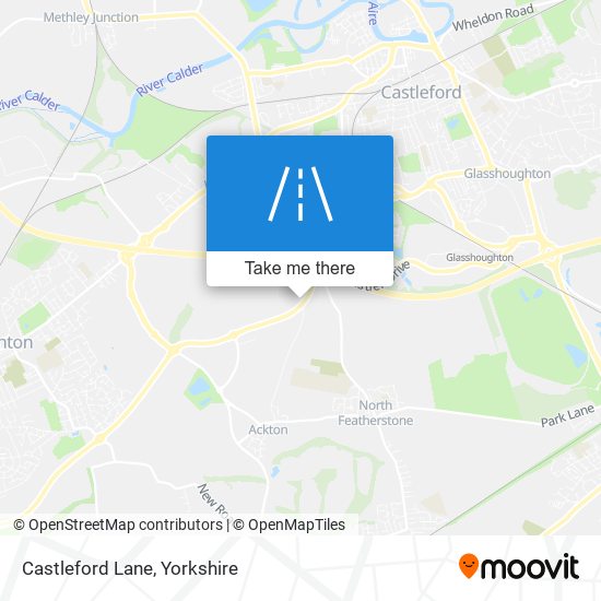Castleford Lane map