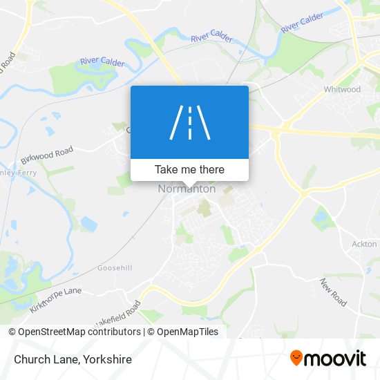 Church Lane map