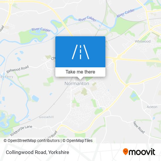 Collingwood Road map