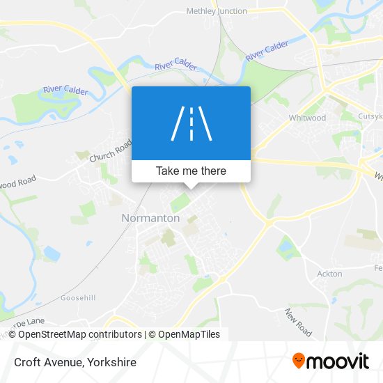 Croft Avenue map