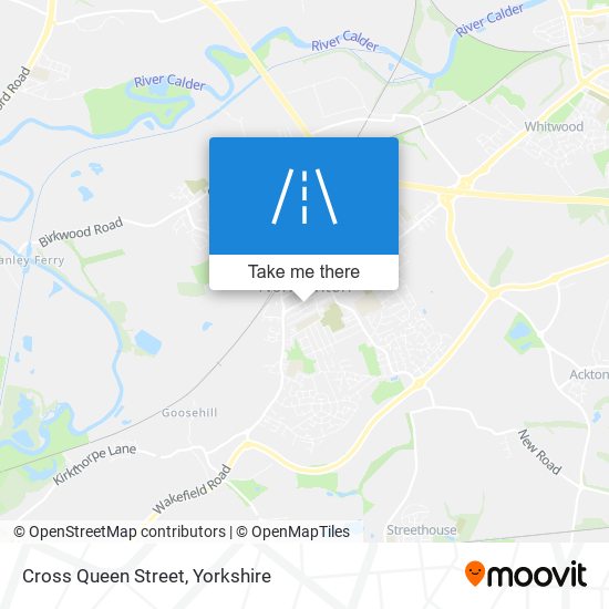 Cross Queen Street map