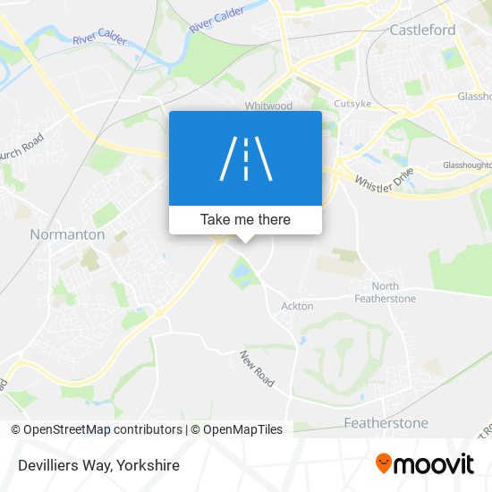 Devilliers Way map