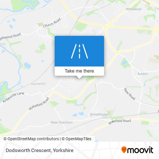 Dodsworth Crescent map