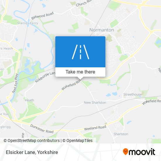 Elsicker Lane map