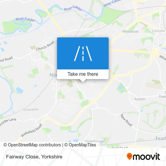 Fairway Close map