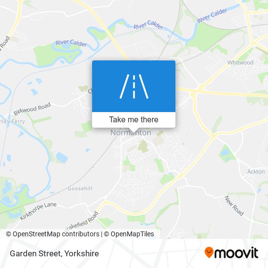 Garden Street map